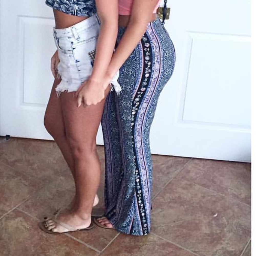 Floral fancy pants